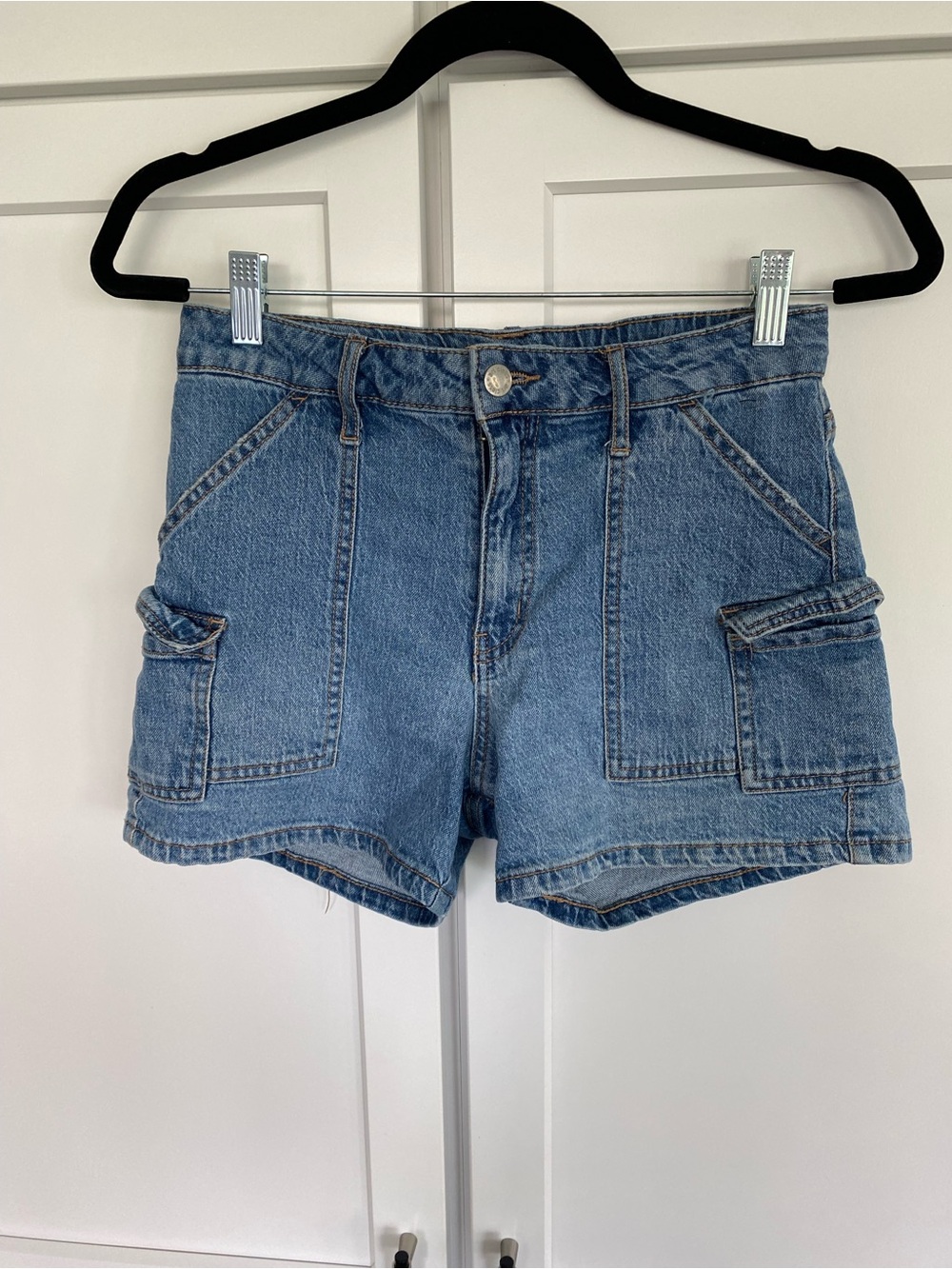 GAP Light Blue Denim Cargo Shorts